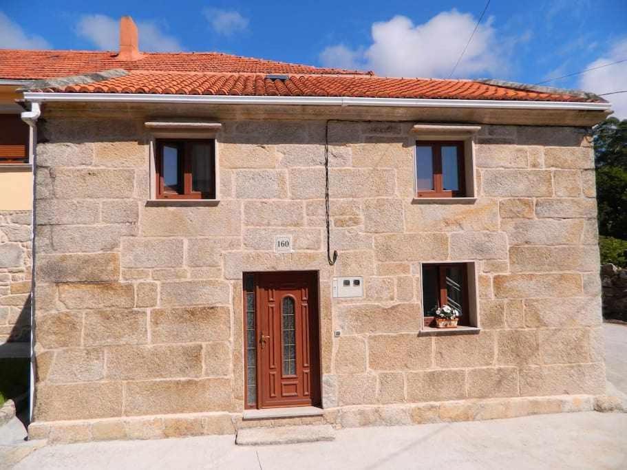 Casa Cuadrantecasa De Piedra En Playa De Carnota Pedrafigueira Exterior foto